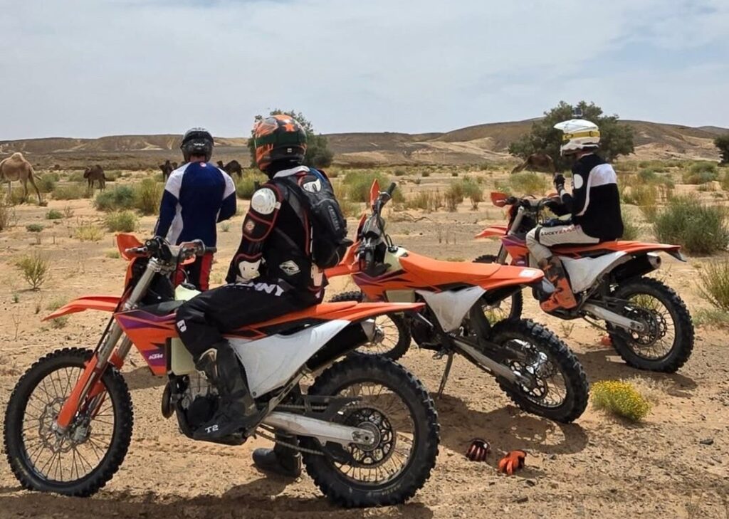 KTM enduro tours from Tours from Merzouga