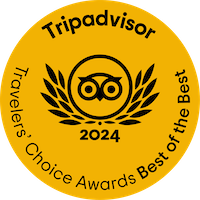 Tripadvisor Travelers' Choice Best of the Best 2024 award